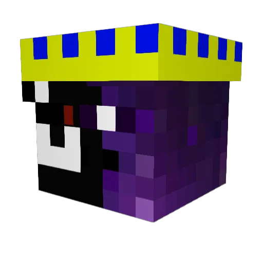 Swaavo Minecraft avatar head, 3D render
