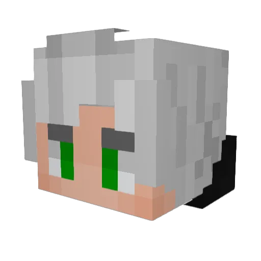 SwagAppleMC Minecraft avatar head, 3D render