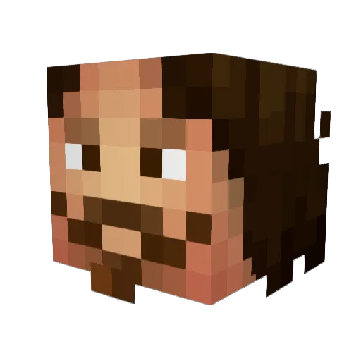 SwagChicken Minecraft avatar head, 3D render