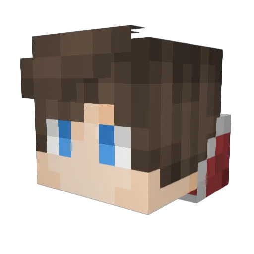 SwagGetter88 Minecraft avatar head, 3D render