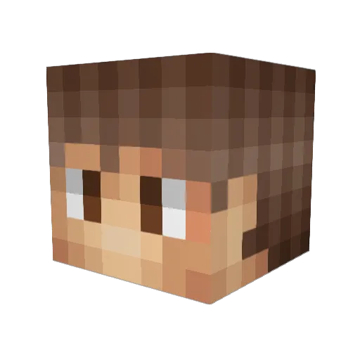 SwagIt Minecraft avatar head, 3D render