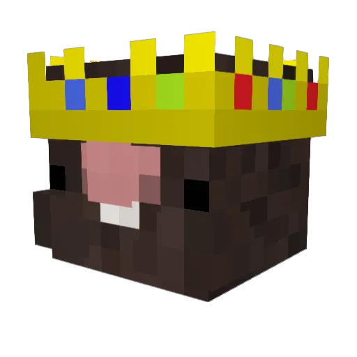 SwagMoneyMeg Minecraft avatar head, 3D render