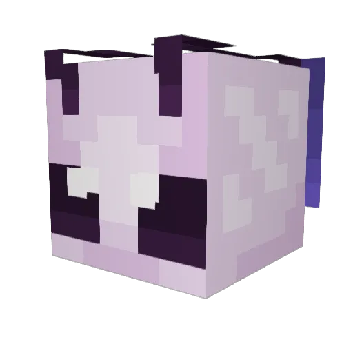 SwagShroomy Minecraft avatar head, 3D render
