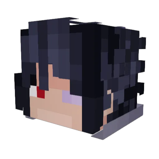 SwagZe Minecraft avatar head, 3D render