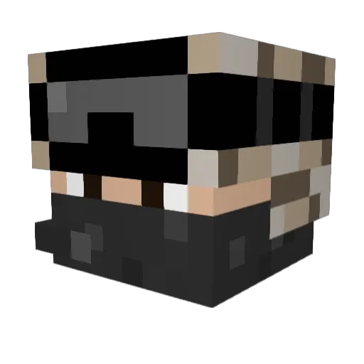 SwaggerKill Minecraft avatar head, 3D render