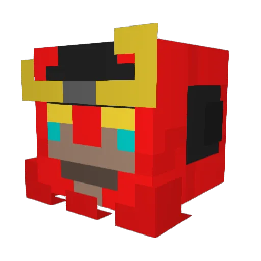 SwaggerSeat470 Minecraft avatar head, 3D render