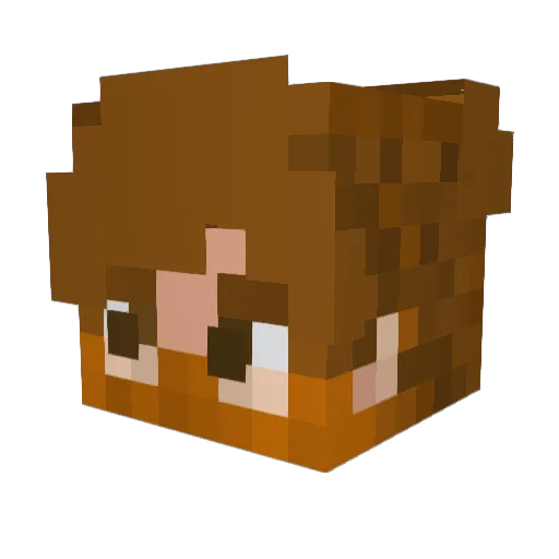 SwagginBallZee Minecraft avatar head, 3D render