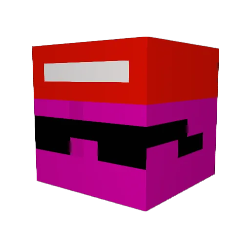 Swagginzs Minecraft avatar head, 3D render