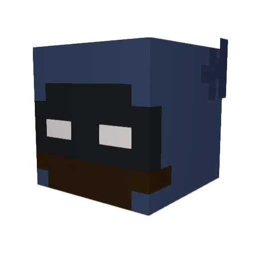 SwaggyGizmo Minecraft avatar head, 3D render
