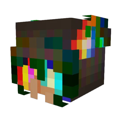 SwaggyPuffz Minecraft avatar head, 3D render