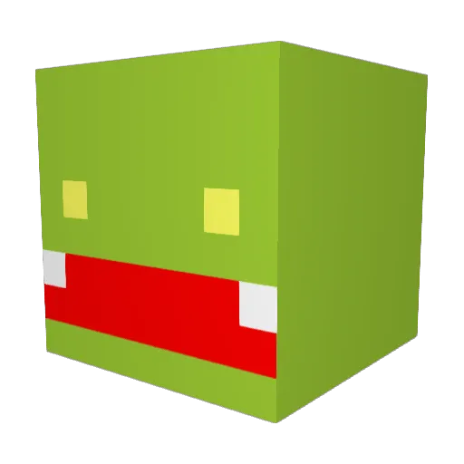 Swaggy_LP Minecraft avatar head, 3D render
