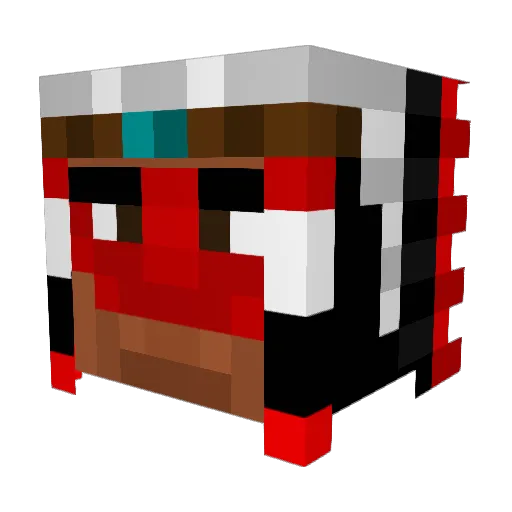 Swaggy_Potter Minecraft avatar head, 3D render