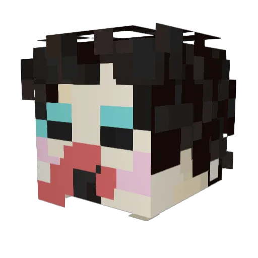 SwagmanDibzy Minecraft avatar head, 3D render