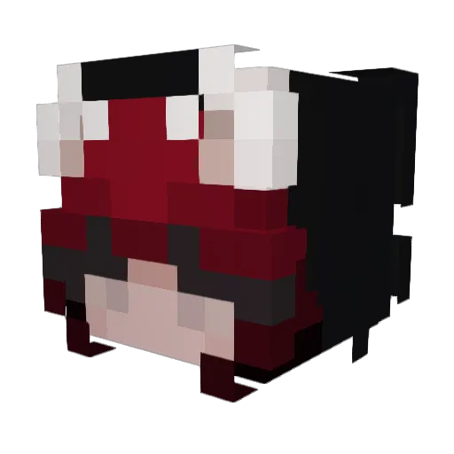 Swago_Saurier Minecraft avatar head, 3D render