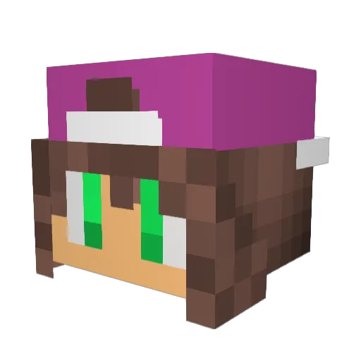 Swagosouraus102 Minecraft avatar head, 3D render