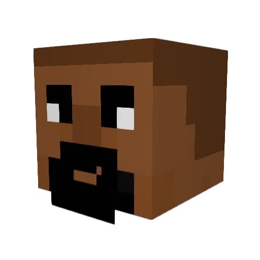SwagyGabi_ Minecraft avatar head, 3D render