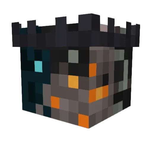 Swaiko Minecraft avatar head, 3D render