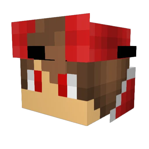 SwamDawn Minecraft avatar head, 3D render