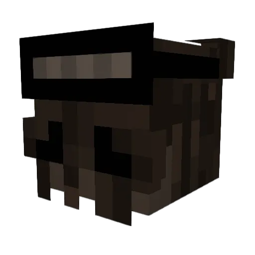 Swammyxx Minecraft avatar head, 3D render