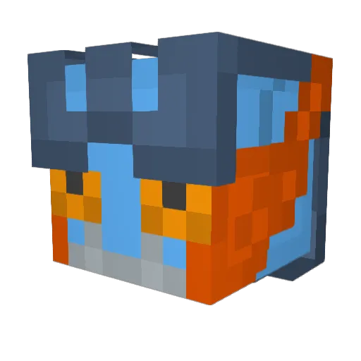 Swampcrafter03 Minecraft avatar head, 3D render