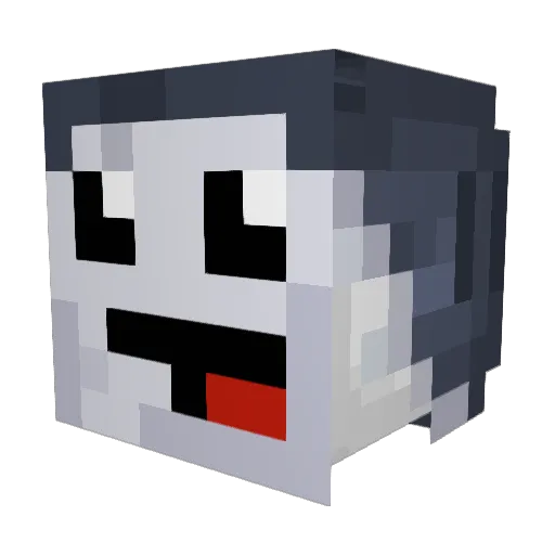 Swampyshark965 Minecraft avatar head, 3D render
