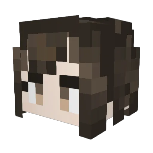Swan_Bird Minecraft avatar head, 3D render