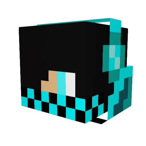 Swann1e Minecraft avatar head, 3D render