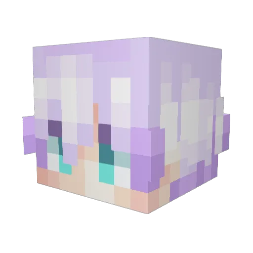Swann622 Minecraft avatar head, 3D render