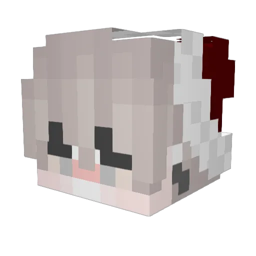 Swanzy16 Minecraft avatar head, 3D render