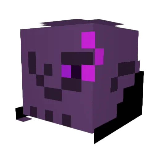 SwapFell Minecraft avatar head, 3D render