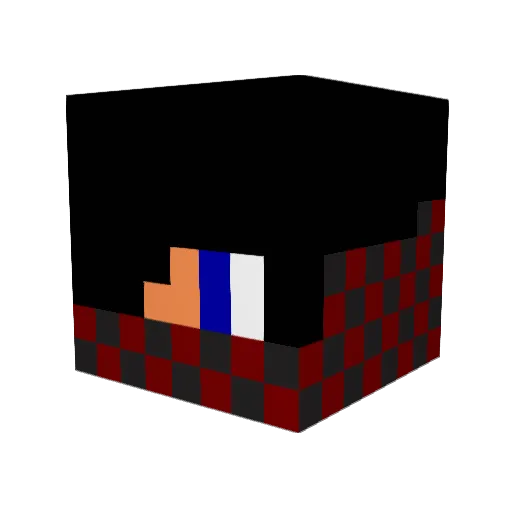 Swardor Minecraft avatar head, 3D render