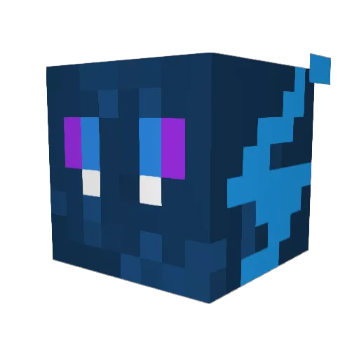 SwarmStormDragon Minecraft avatar head, 3D render