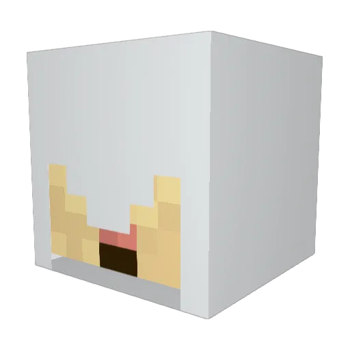 SwarthyG Minecraft avatar head, 3D render