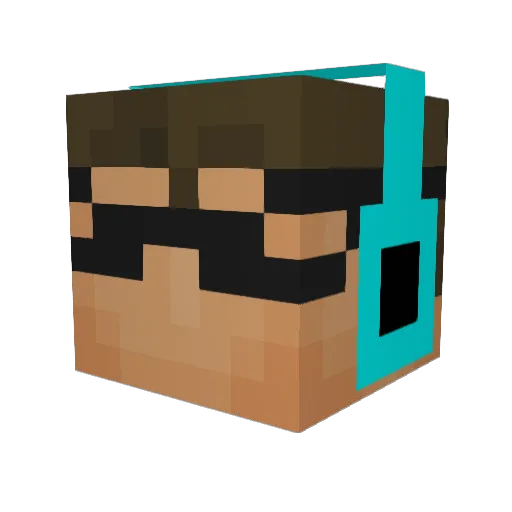 SwarthyHorse687 Minecraft avatar head, 3D render