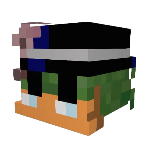 Swarx_ Minecraft avatar head, 3D render