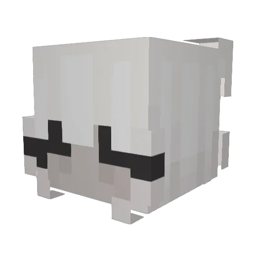 Swasxoxo Minecraft avatar head, 3D render