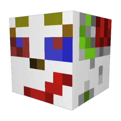 Swat1331 Minecraft avatar head, 3D render