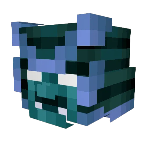 Swax_0 Minecraft avatar head, 3D render
