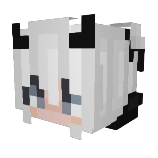 Swaye Minecraft avatar head, 3D render