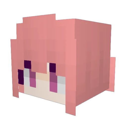 SwayingMA Minecraft avatar head, 3D render
