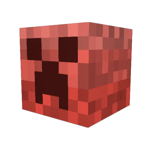 Swaziee Minecraft avatar head, 3D render