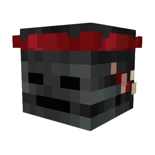 Swazy_XD Minecraft avatar head, 3D render