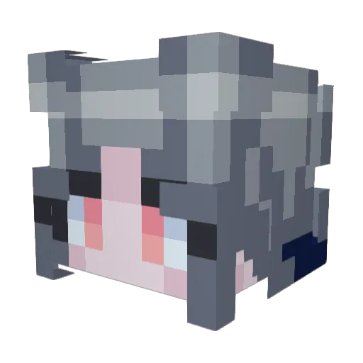 SweB1T Minecraft avatar head, 3D render