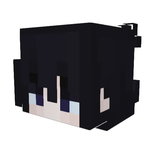 Swearyh Minecraft avatar head, 3D render