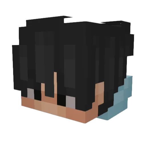 SweatHunter Minecraft avatar head, 3D render