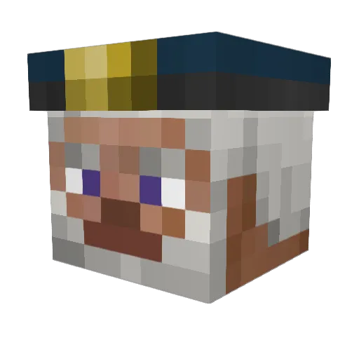 SweatierGlobe68 Minecraft avatar head, 3D render