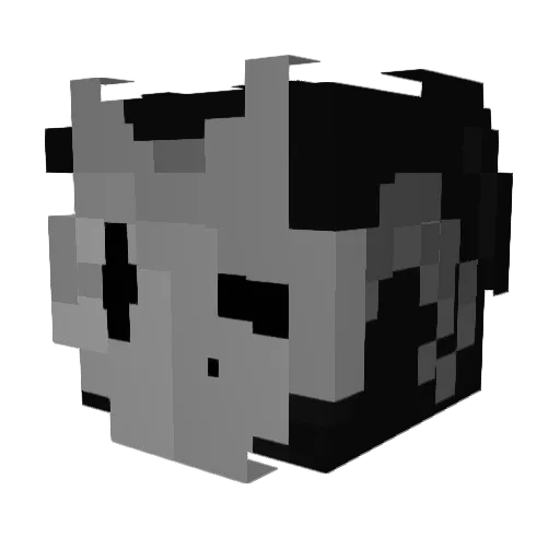 SweatyHand3 Minecraft avatar head, 3D render