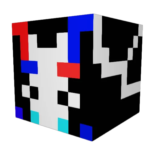 SweatySezer_ Minecraft avatar head, 3D render
