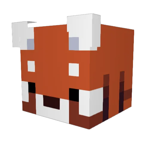 SweatySpaghet Minecraft avatar head, 3D render