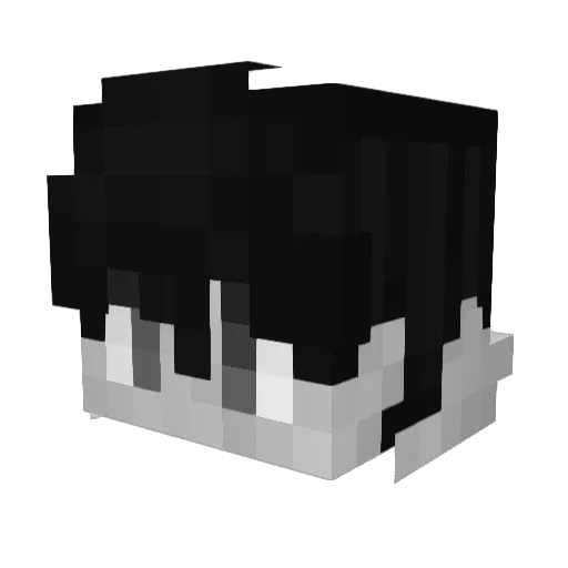 SweatySpiral Minecraft avatar head, 3D render